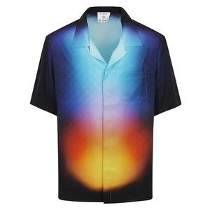 Casablanca Multicolour Silk Shirt With Classic Collar - NWT
